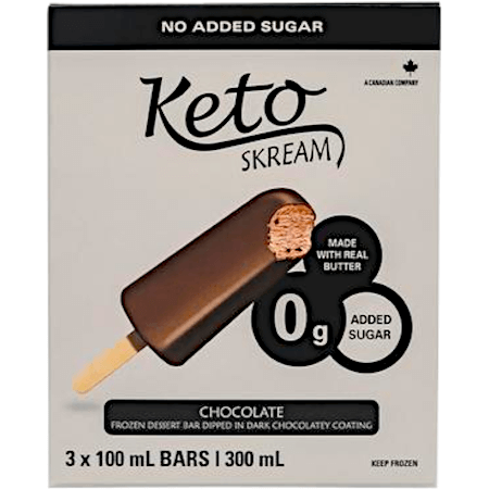 Keto Ice Cream Bars - Chocolate